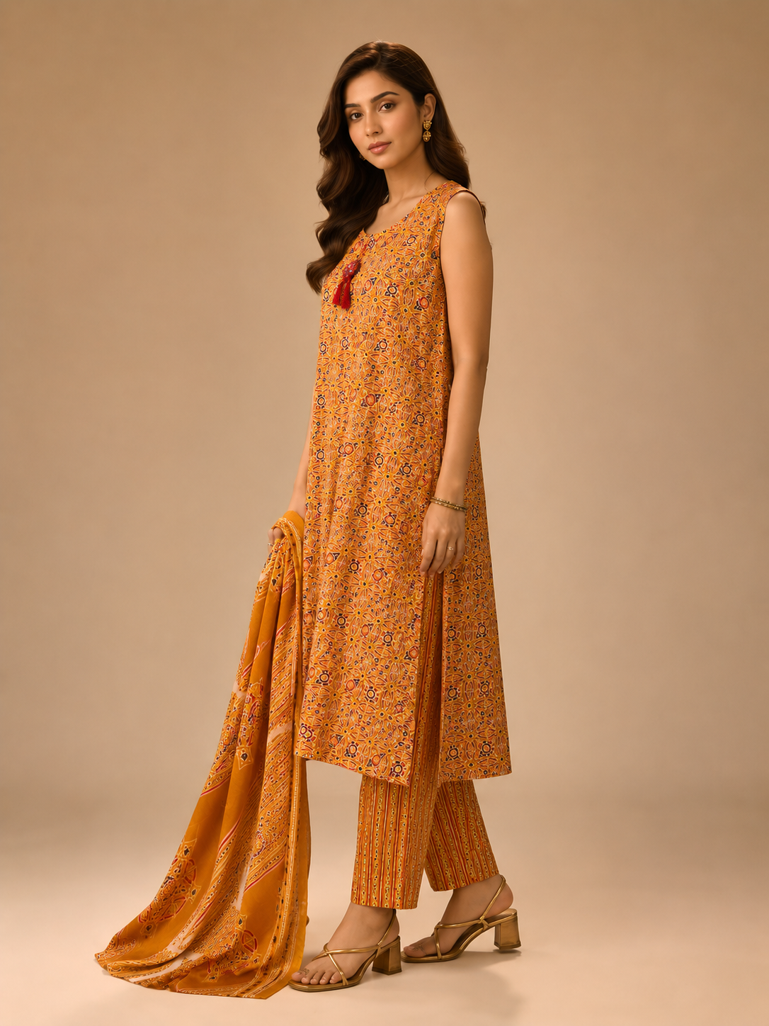 yellow cotton side